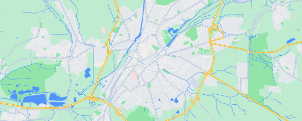 Landkarte der Stadt Gießen